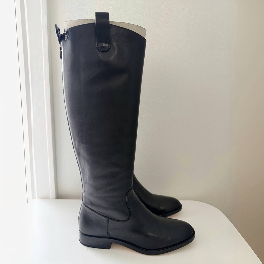 KORS Michael Kors Black Leather Boots